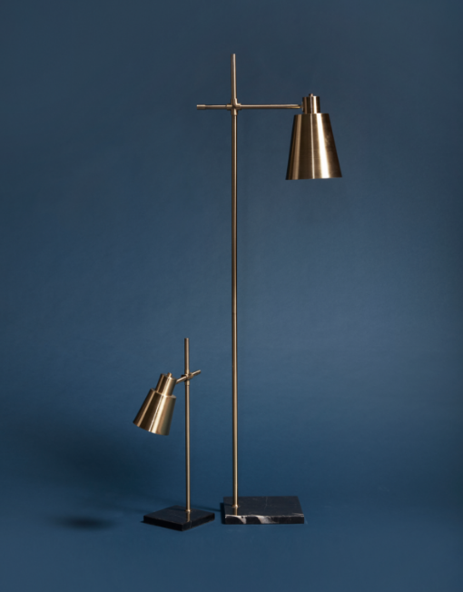Golvlampa Mässing& svart Reforma Sthlm Golvlampa Mässing& svart Reforma Sthlm