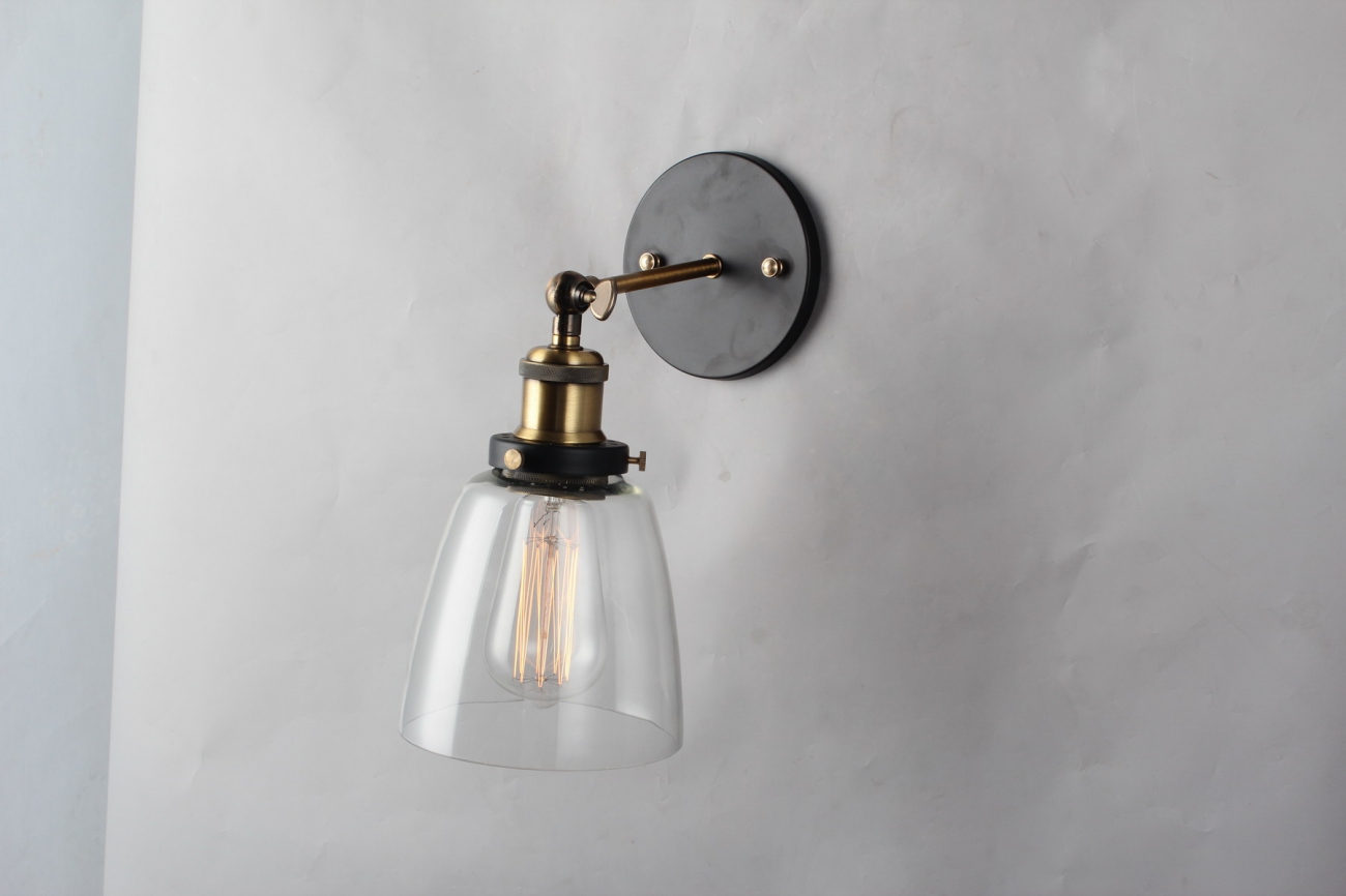 Vägglampa badrum mässing ~ xellen.com