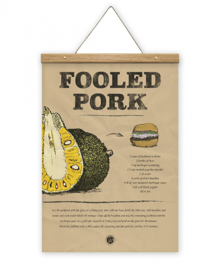Fooled pork - poster & hnagre i gruppen hos Reforma (Fooledpork_A3)