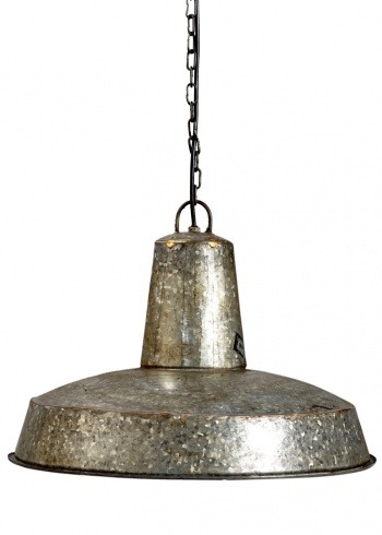 Fabrikslampa vintage - Zink