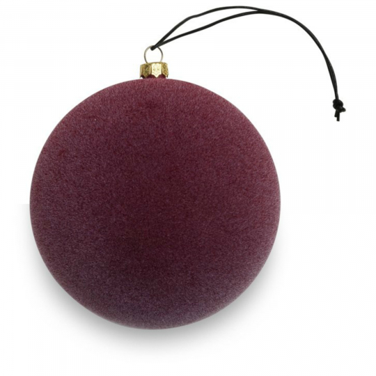 Julgranskula 'Velvet' - Burgundy (S)
