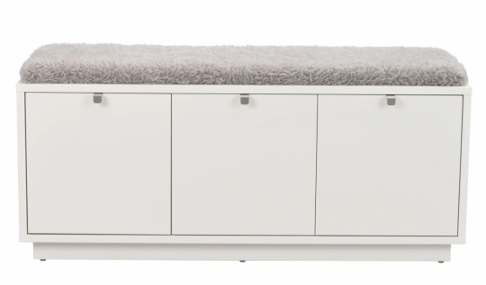 Bänk 'Confetti' 106cm - Vit