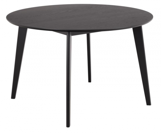 Matbord 'Roxby' Runt 120x76cm - Svart