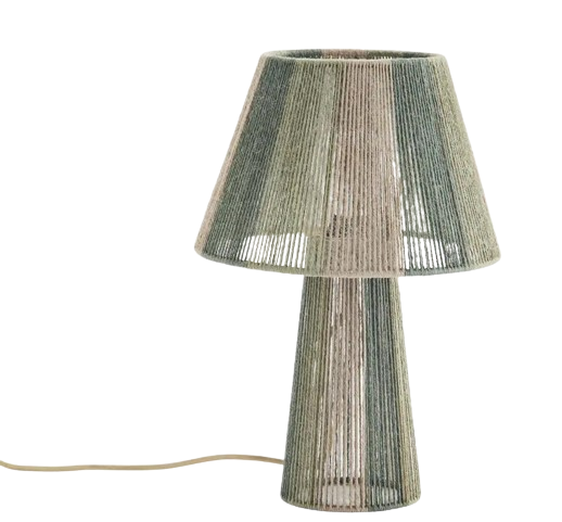 Bordslampa 'Jute' - Grön