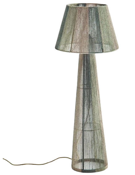 Golvlampa 'Jute' - Grön