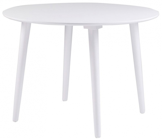 Runt matbord 'Lotta' Runt 106cm - Vit