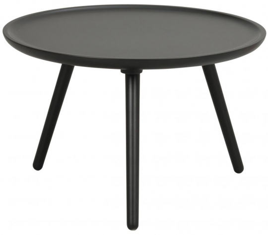Soffbord 'Daisy' Runt 55cm - Svart