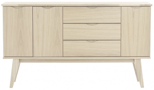 Sideboard 'Filippa' 150x85cm - Ek/Vitpigmenterad