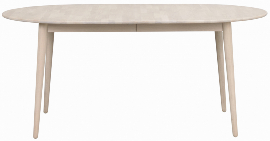 Matbord 'Tyler' Ovalt 170x105cm - Vitpigmenterad Ek