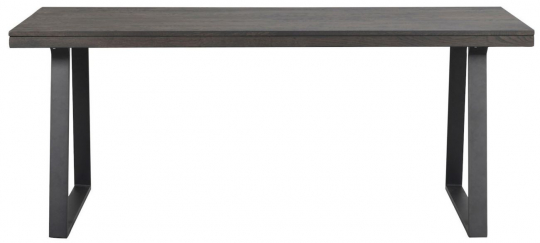 Matbord 'Brooklyn' 170x95cm - Mörkbrun/U-ben