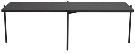 Soffbord 'Shelton' 145x60cm - Svart