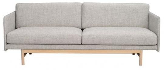 Soffa 'Hammond' 2-sits - Grå/Natur