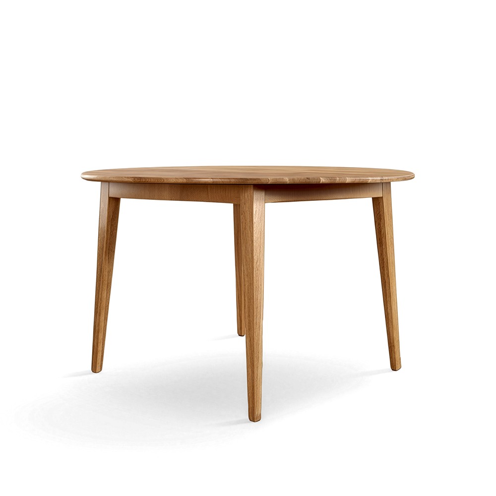 Matbord 'Saba' Ovalt/Runt 120-165x120 cm - Ek