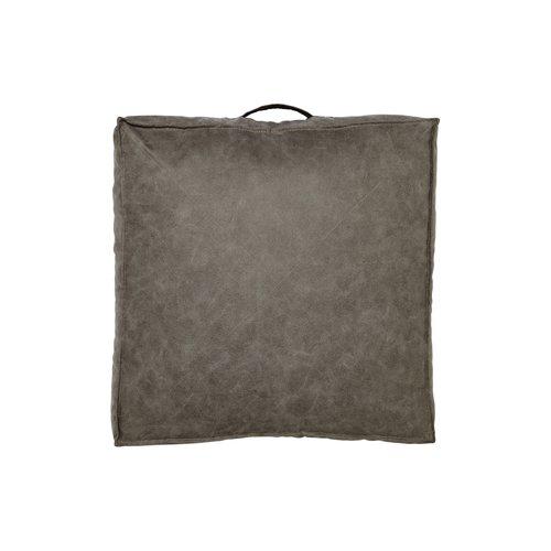 Sittpuff 'Lycke' 50x50x15 - Mörk brun