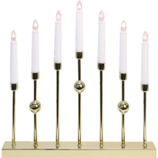 Ljusstake 'Gustavo' - Mässing