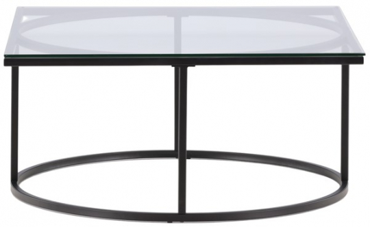 Soffbord 'Skåne' 90x90cm - Svart