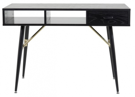 Skrivbord 'Glomma' 60x110cm - Svart