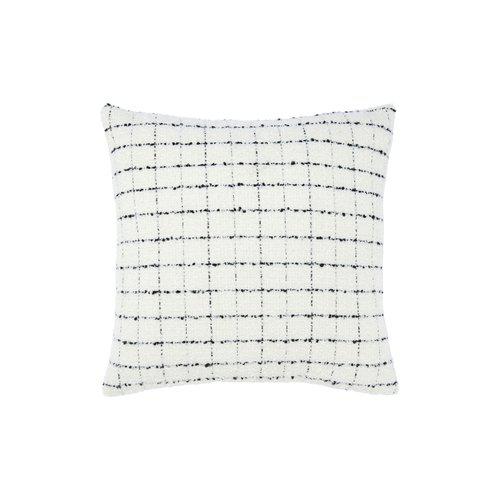 Kuddfodral 'Karl' 45x45 - Svart/Vit