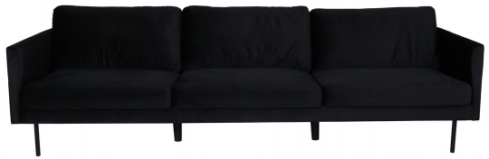 Soffa 'Åland' 3-sits - Svart