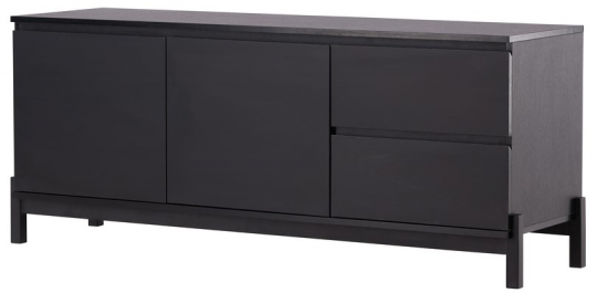 Byrå 'Boden' 135x56cm - Svart