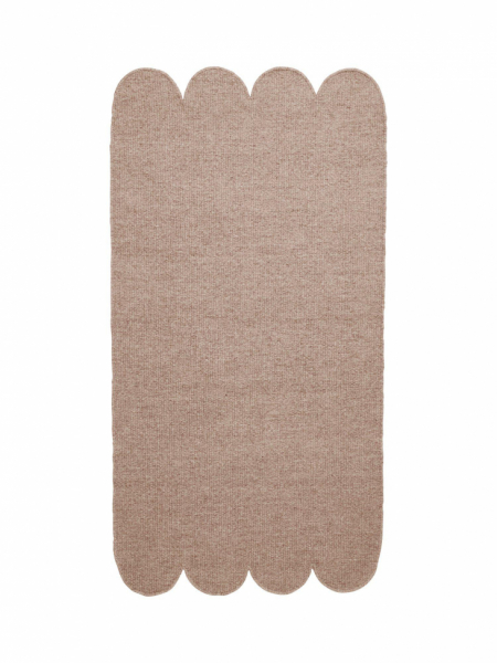 Ullmatta 'Fia' 70x140cm - Beige