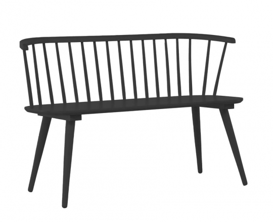 Bänk 'Ryd' - Svart