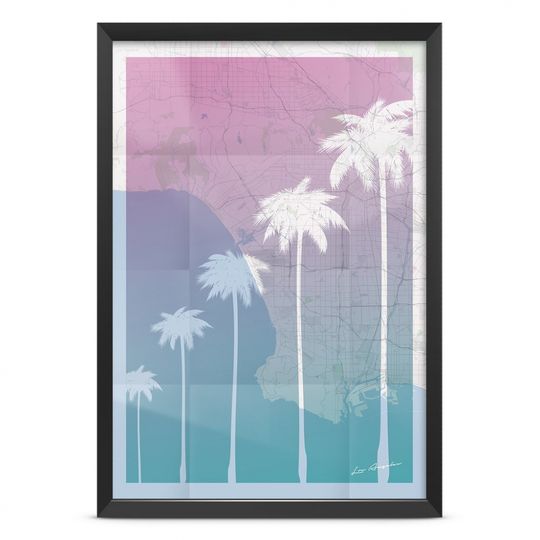 Poster 'The Palm Trees A4'