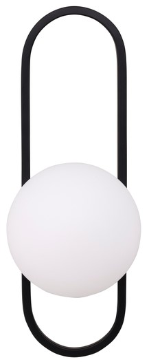 Vägglampa 'Agunnaryd' - Vit/Svart