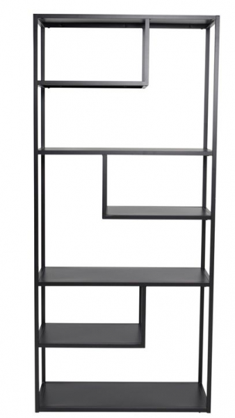 Hylla 'Staal' 85x188cm - Svart