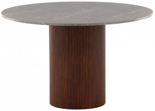 Matbord 'Aurdal' Runt 120cm - Brun