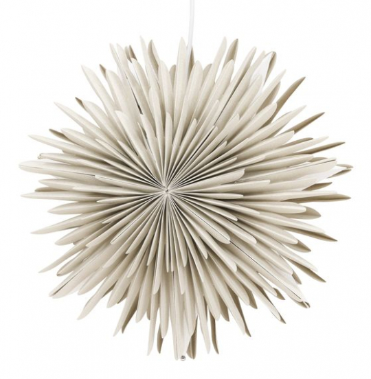 Adventsstjärna 'Svedala' 35cm - Beige