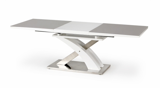 Matbord 'Sandor' 160-220cm - Vit