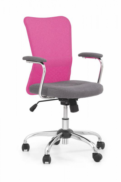 Kontorsfåtölj 'Andy' - Rosa