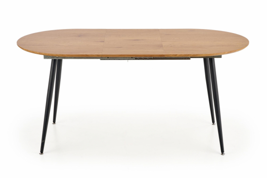 Matbord 'Colorado' 120-160cm - Natur/svart