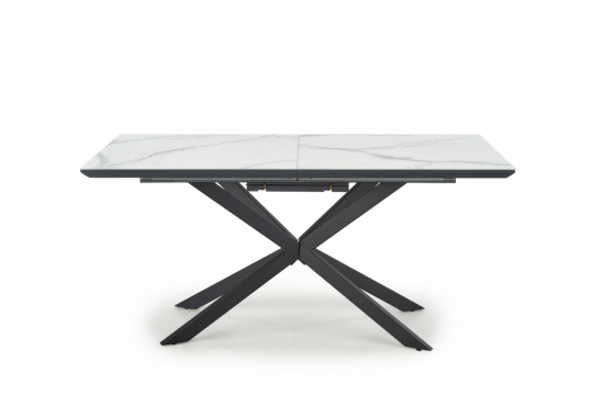 Matbord 'Diesel' 160-200cm - Grå/marmor