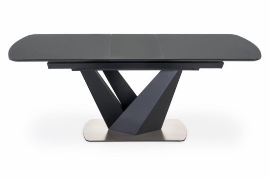 Matbord 'Patrizio' 160-200cm - Grå/svart