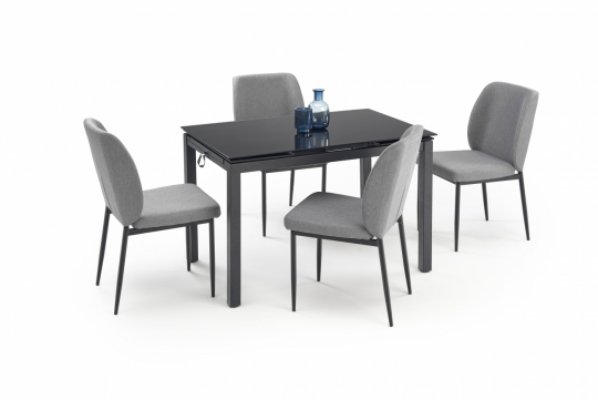 Matgrupp 'Jasper' 110-170cm - Svart/grå