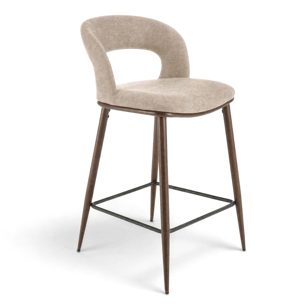 Barstol 'Vestby' - Beige/brun