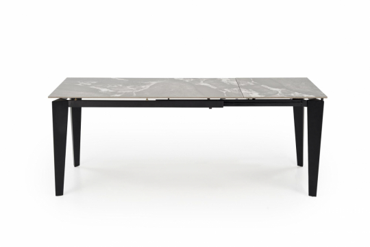 Matbord 'Felix' 141-201cm - Grå/svart