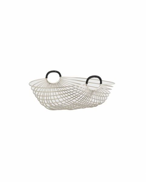 Fruktkorg 'Jaipur' - Silver/Svart
