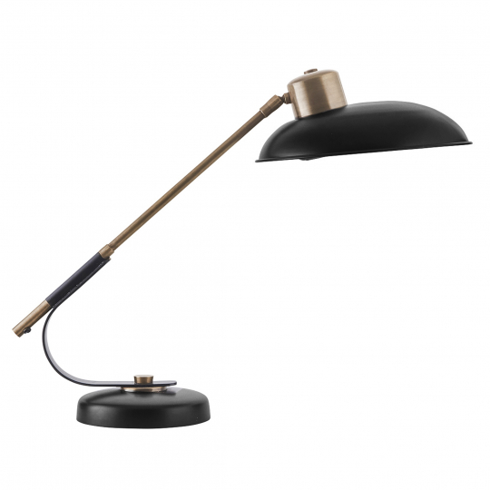 Bordslampa 'Art Deco' - Svart