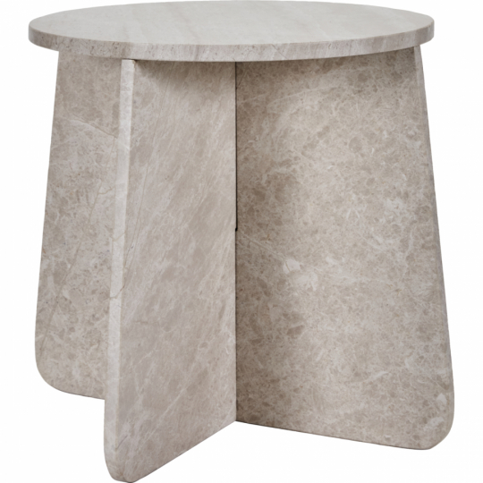 Sidobord 'Marb' 48x40cm - Beige