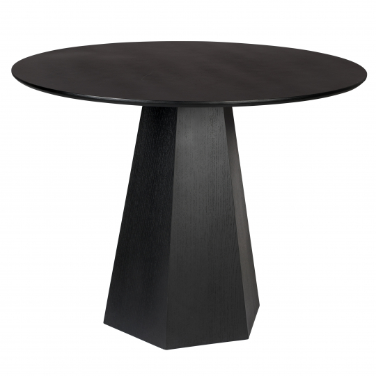 Matbord 'Pilar' Runt 100cm - Svart