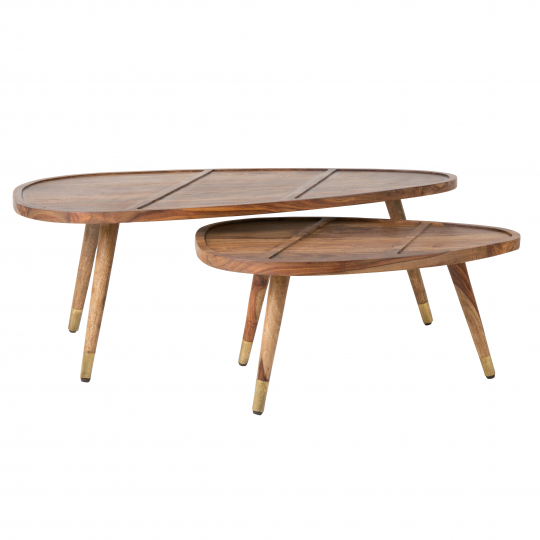 Soffbord 'Sham' 2set - Natur