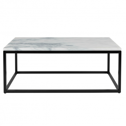 Soffbord 'Marble Power' - Svart/Marmor