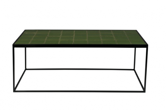 Soffbord 'Glazed' 43x93 - Grön