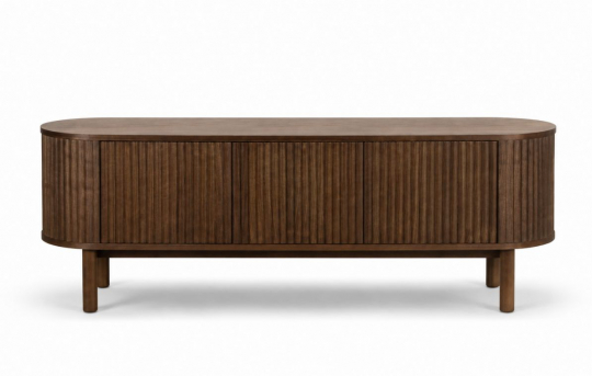 Tv-bänk 'Myshult' 160x40cm - Valnöt