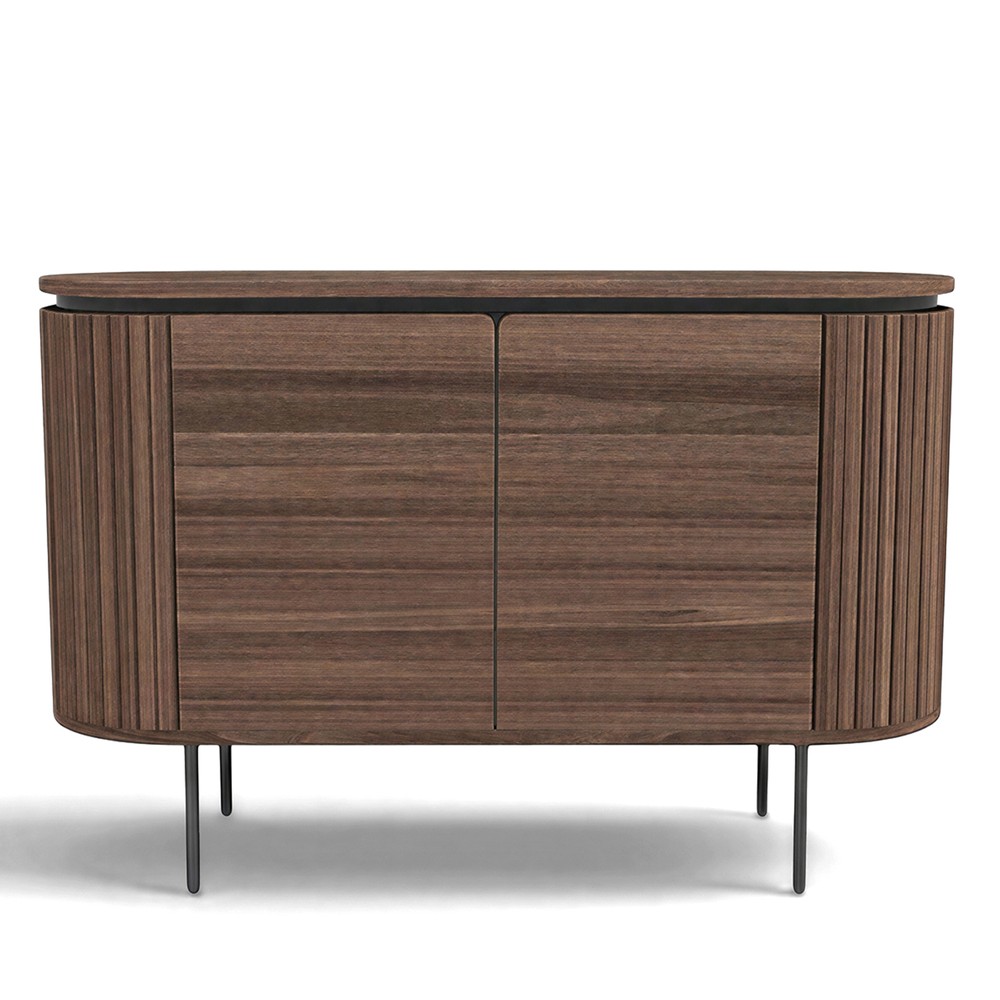 Sideboard 'Kärra' - Valnöt/Svart