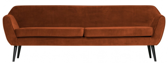 Soffa 'Rocco' - Rost/Sammet
