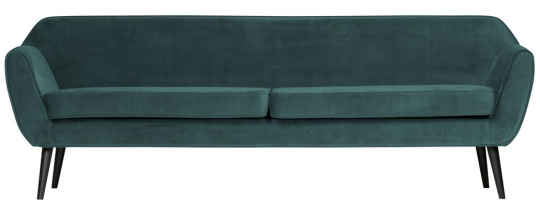 Soffa 'Rocco' - Petrol/Sammet